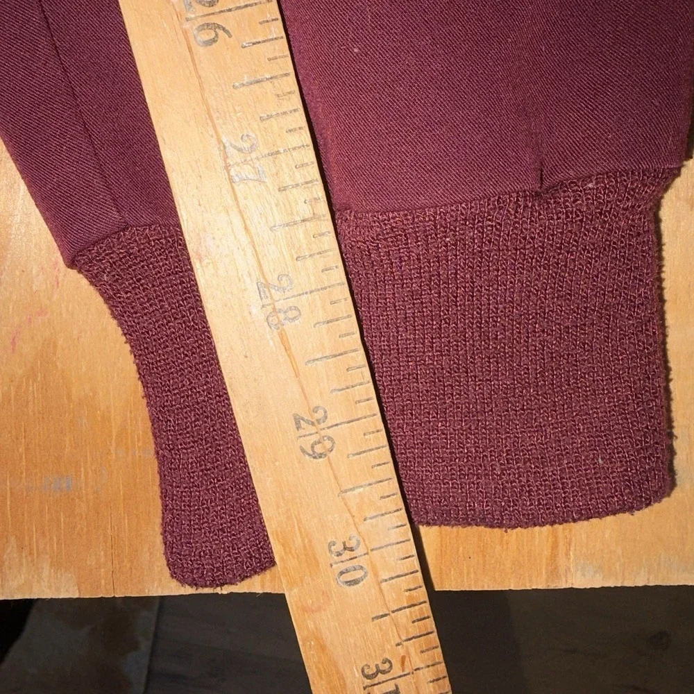 FIGS Tansen Mens Burgundy Jogger Scrub Pants 5 Pockets Small